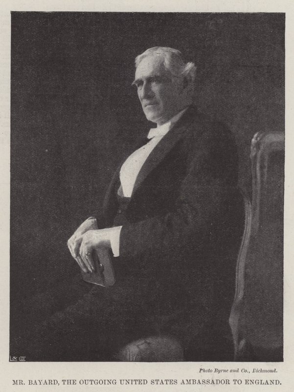Mr Bayard, the Outgoing United States Ambassador to England by English Photographer