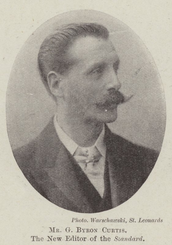 Mr G Byron Curtis, the New Editor of the Standard by English Photographer