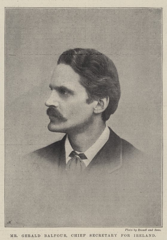 Mr. Gerald Balfour, Chief Secretary for Ireland by English Photographer