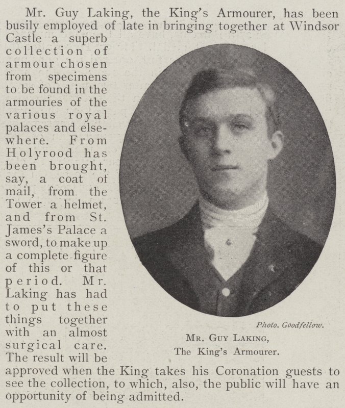 Mr Guy Laking, the King