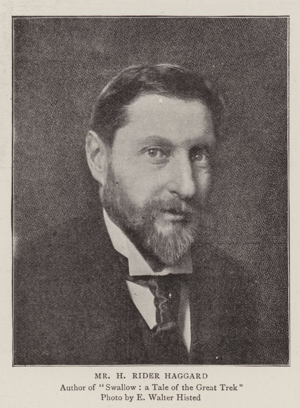 Mr H Rider Haggard, the Authors of our New Serial by English Photographer