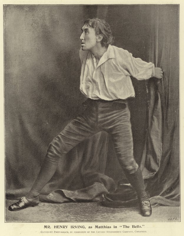 Mr Henry Irving, as Matthias in The Bells by English Photographer
