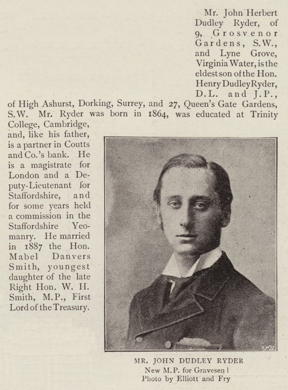 Mr John Dudley Ryder by English Photographer