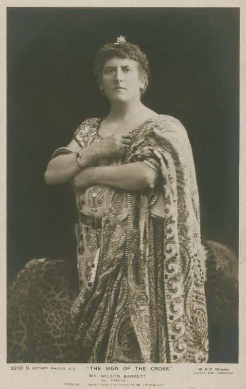 Mr Wilson Barrett, Marcus in The Sign of the Cross by English Photographer