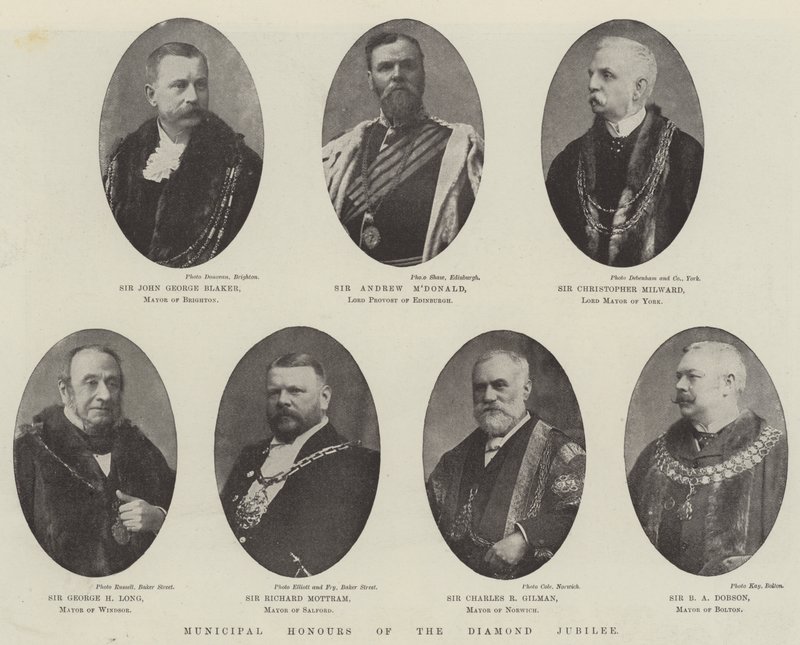 Municipal Honours of the Diamond Jubilee by English Photographer