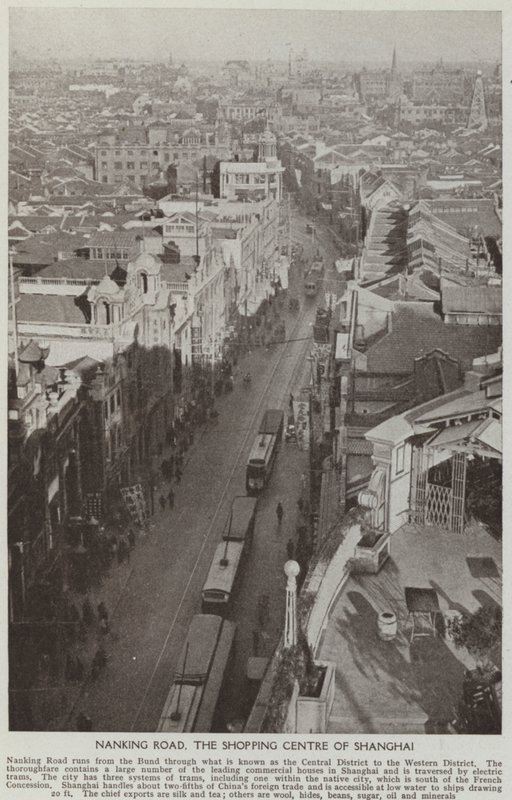 Nanking Road, the shopping centre of Shanghai by English Photographer