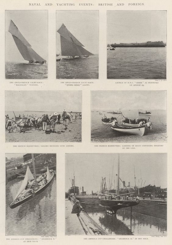 Naval and Yachting Events, British and Foreign by English Photographer