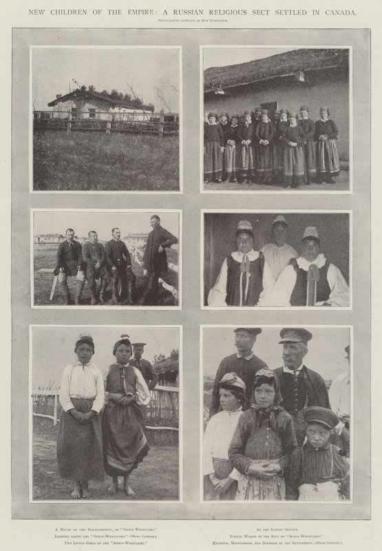 New Children of the Empire, a Russian Religious Sect settled in Canada by English Photographer