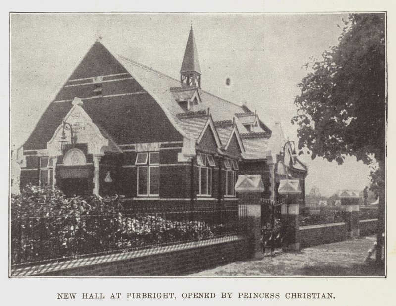 New Hall at Pirbright, Opened by Princess Christian by English Photographer