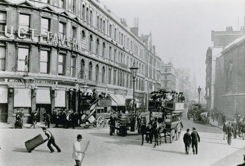 Newgate Street, London by English Photographer