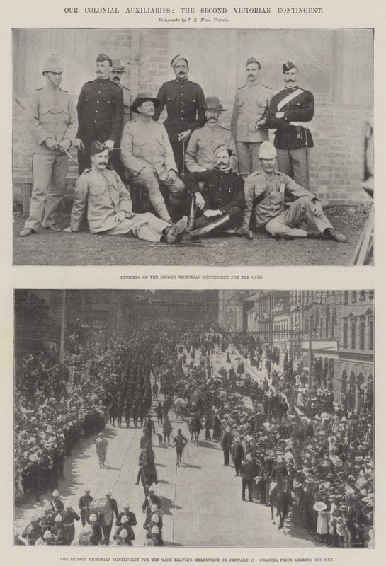 Our Colonial Auxiliaries, the Second Victorian Contingent by English Photographer