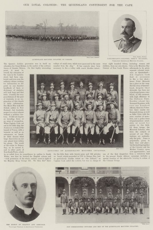 Our Loyal Colonies, the Queensland Contingent for the Cape by English Photographer