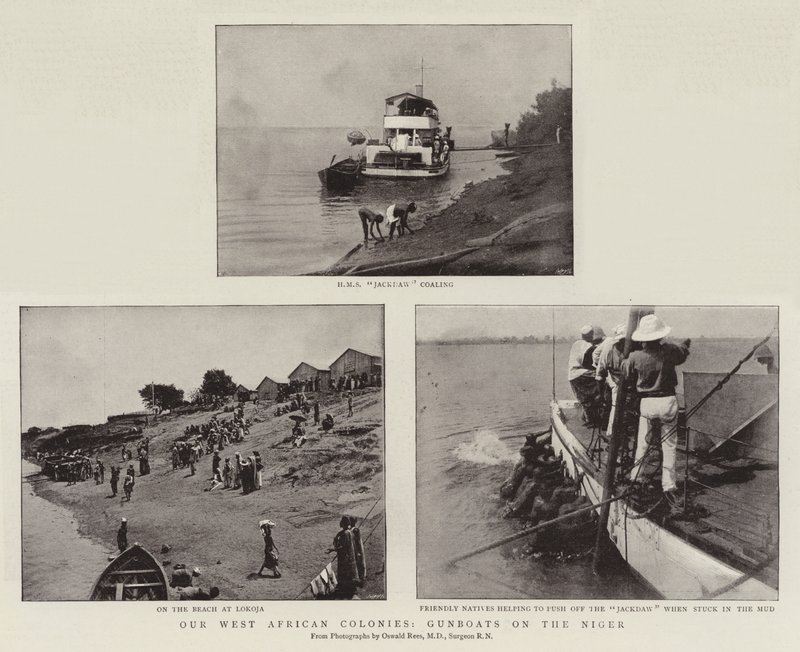 Our West African Colonies, Gunboats on the Niger by English Photographer