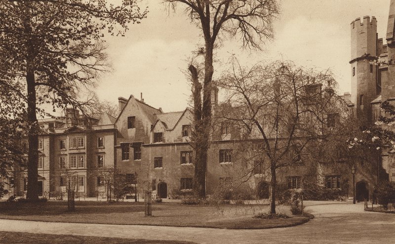 Oxford: Balliol College, the west side of the Garden Quadrangle by English Photographer