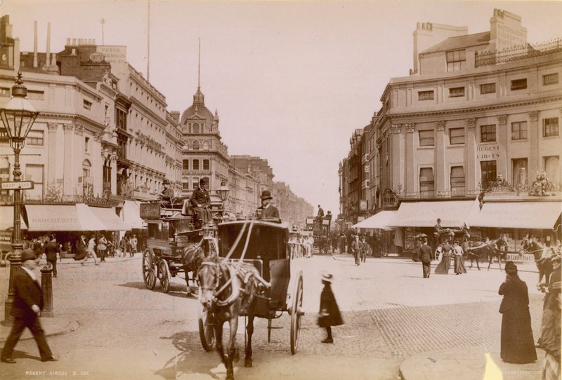 Oxford Street, Regent Circus, London by English Photographer