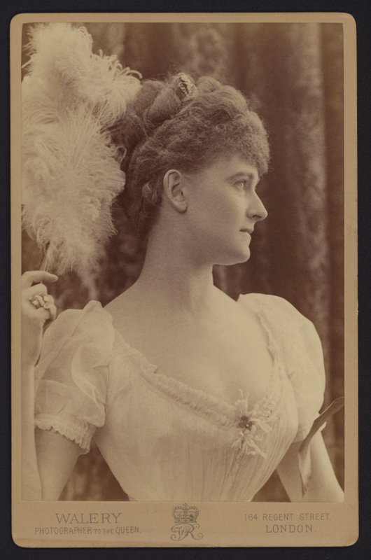 Portrait, The Countess of Warwick by English Photographer