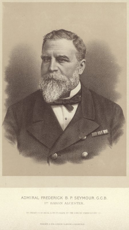 Portrait of Admiral Frederick B P Seymour by English Photographer