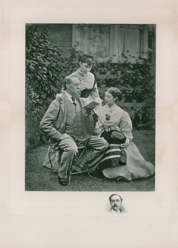 Portrait of Charles Dickens by English Photographer