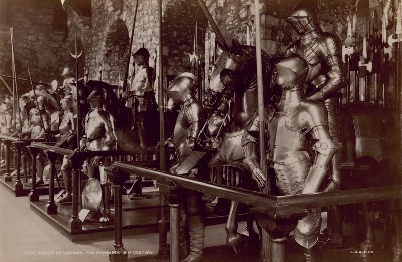 Image of The Armoury in the Tower of London by English Photographer