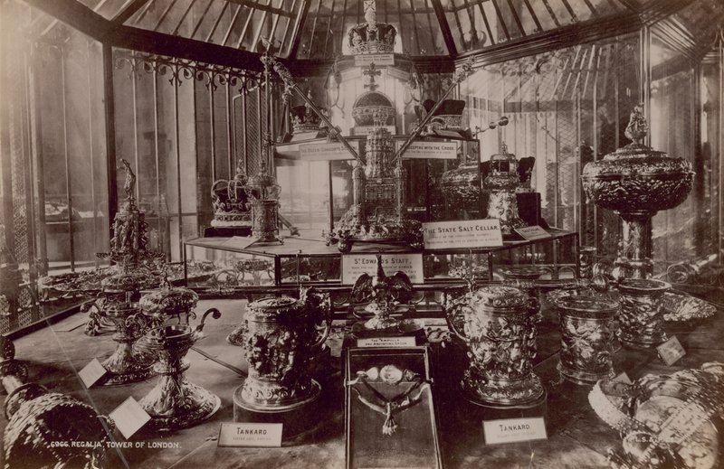Image of Regalia in the Tower of London by English Photographer