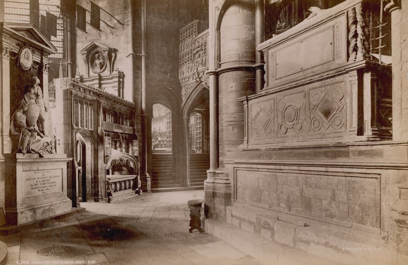 Choir Ambulatory in Westminster Abbey by English Photographer
