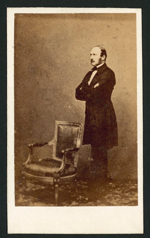 Prince Albert, Standing Behind a Chair by English Photographer