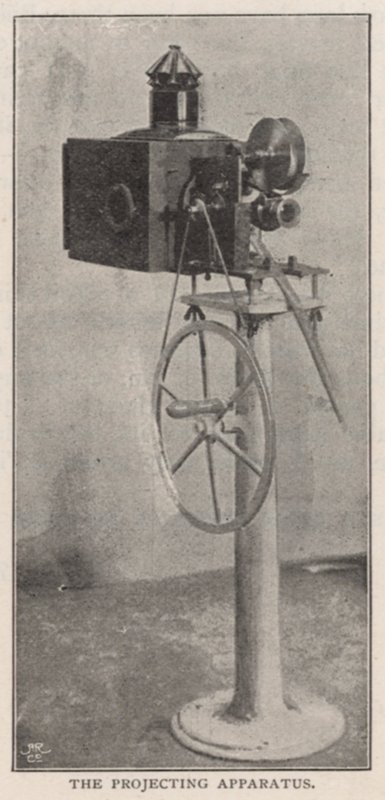 Projection Apparatus Used by R. W. Paul, Inventor of the Kinetoscope by English Photographer