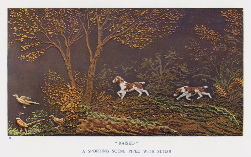 Raised, a Sporting Scene piped with Sugar by English Photographer
