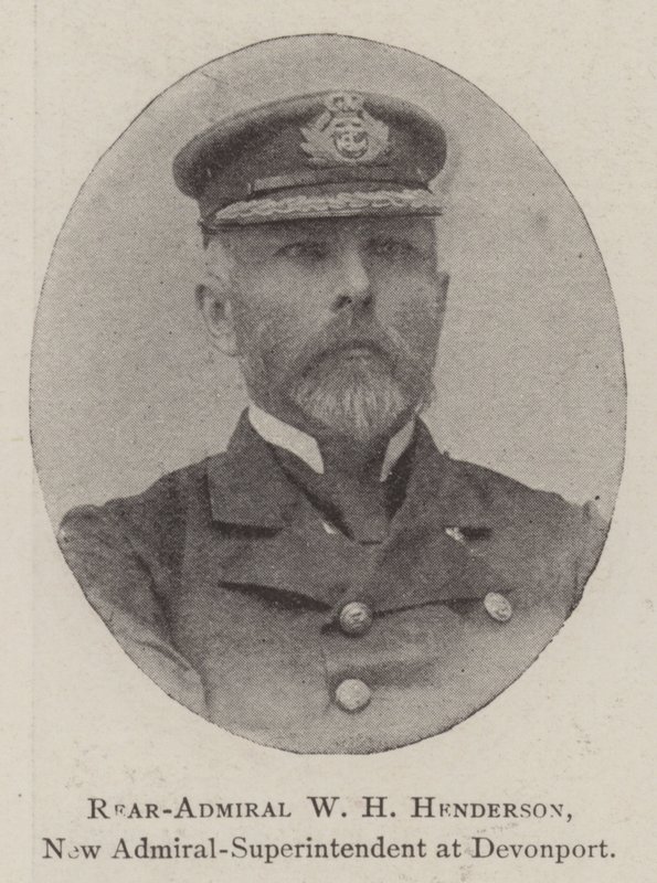 Rear-Admiral W H Henderson, New Admiral-Superintendent at Devonport by English Photographer