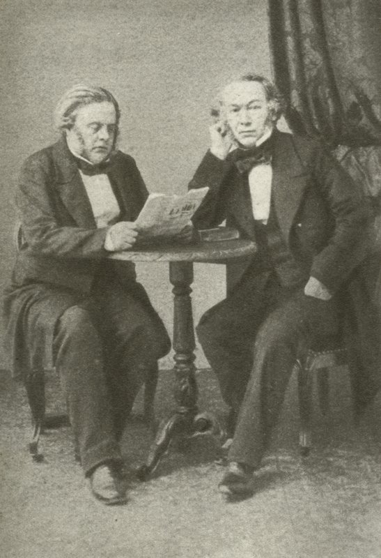 Richard Cobden and John Bright by English Photographer