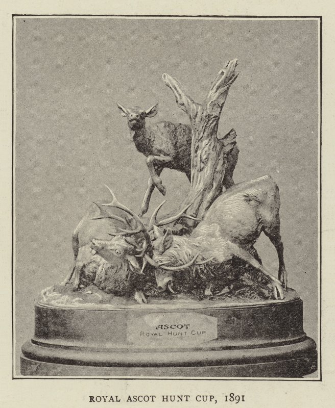 Royal Ascot Hunt Cup, 1891 by English Photographer