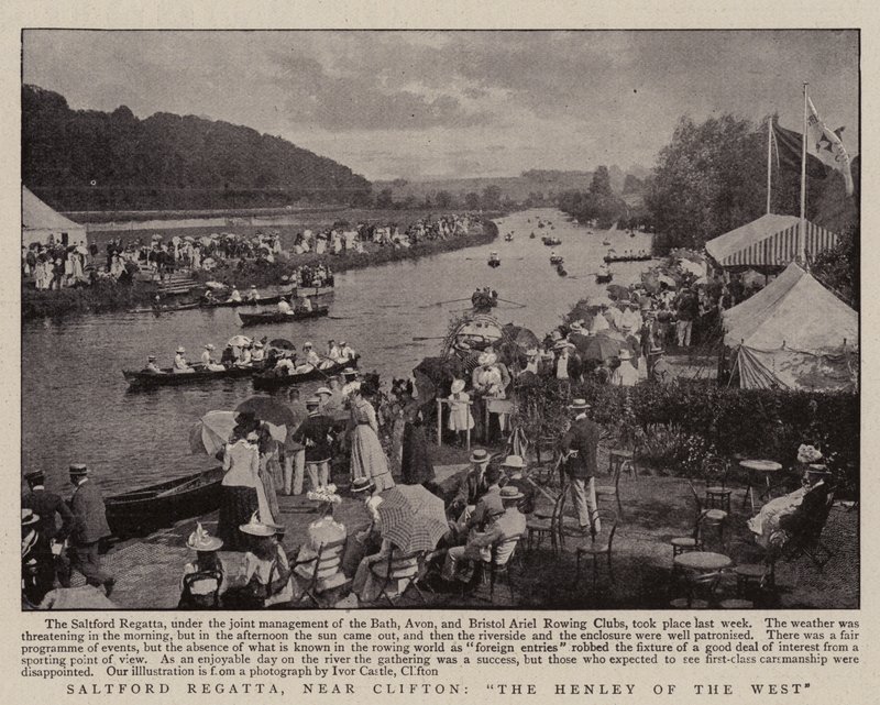 Saltford Regatta, near Clifton, The Henley of the West by English Photographer