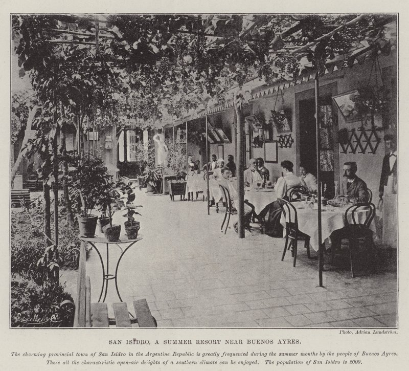 San Isidro, a Summer Resort near Buenos Ayres by English Photographer