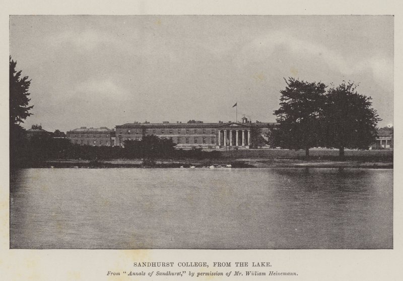 Sandhurst College, from the Lake by English Photographer