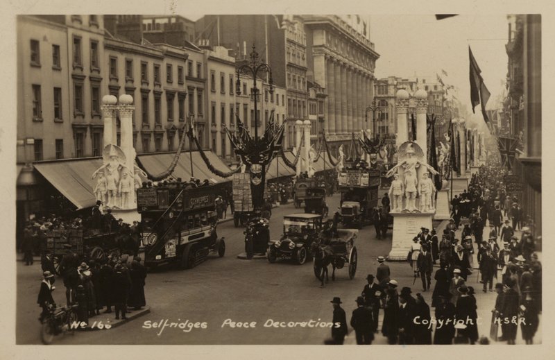 Selfridges, Peace Decorations by English Photographer
