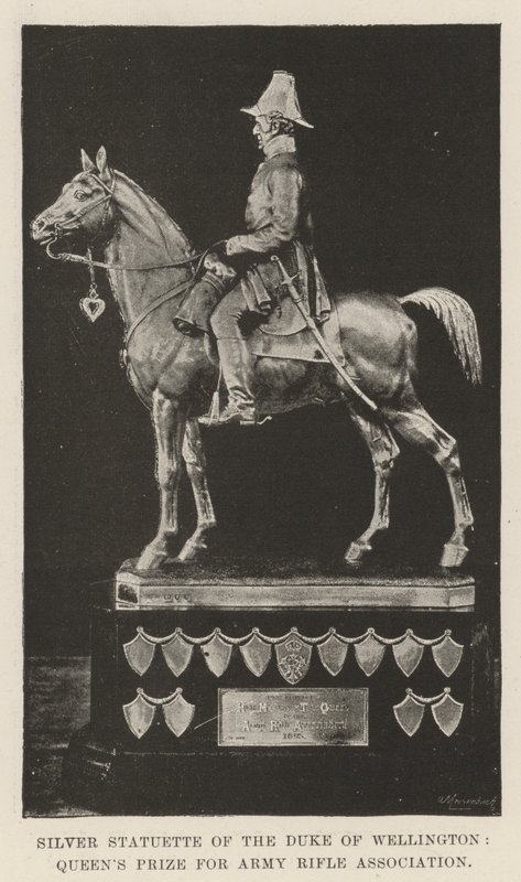 Silver Statuette of the Duke of Wellington, Queen