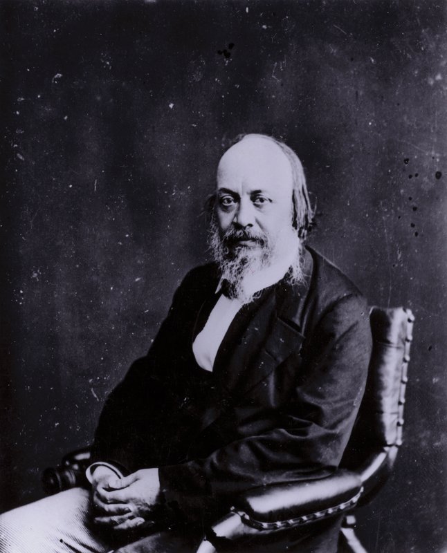 Sir Edwin Chadwick, English social reformer instrumental in changes to the Poor Laws and improvements in public health and sanitation by English Photographer