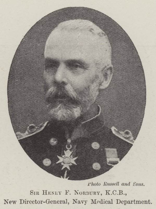 Sir Henry F Norbury, KCB, New Director-General, Navy Medical Department by English Photographer