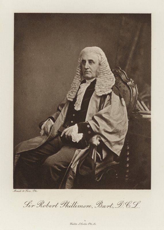 Sir Robert Phillimore, Baronet, DCL by English Photographer