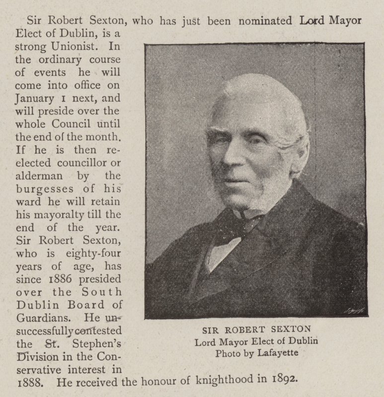 Sir Robert Sexton by English Photographer