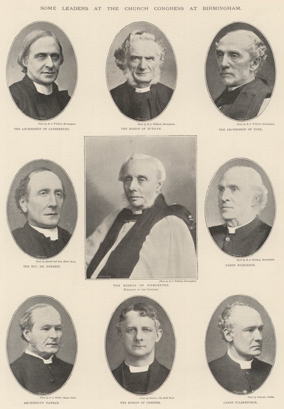 Some Leaders at the Church Congress at Birmingham by English Photographer