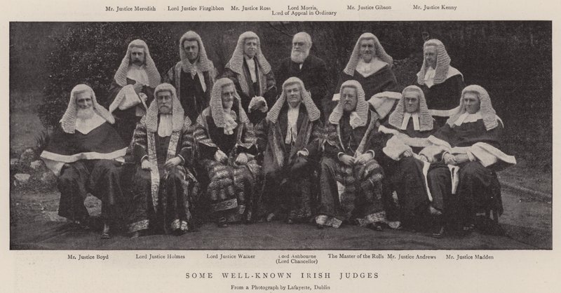 Some Well-known Irish Judges by English Photographer