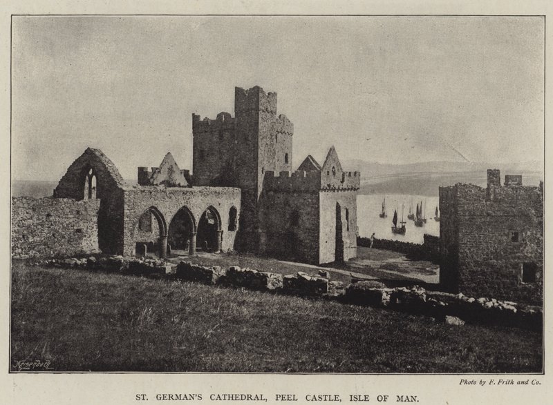 St Germans Cathedral, Peel Castle, Isle of Man by English Photographer