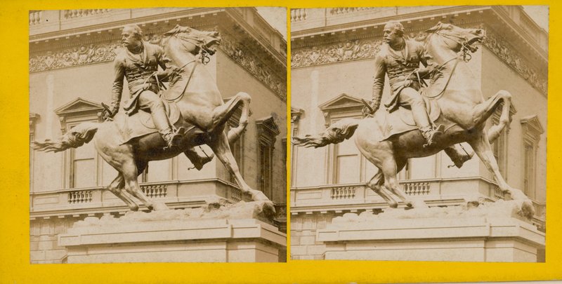 Statue of General Sir James Outram, for Calcutta, Now in Waterloo Place, by J H Foley, RA by English Photographer