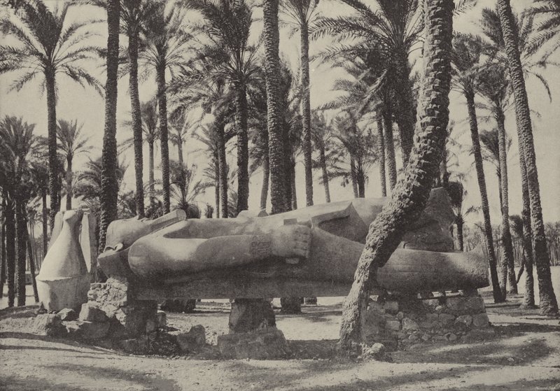 Statue of Rameses II, lying in the city which Jeremiah said should be without inhabitant by English Photographer