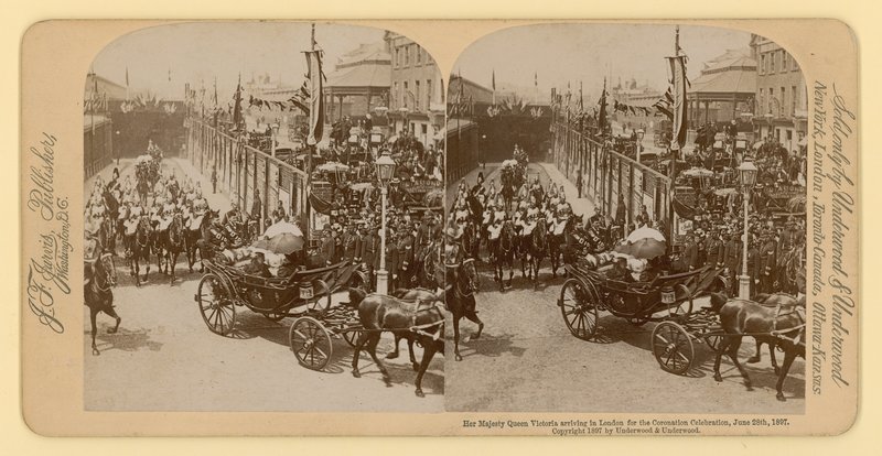 Stereographic Print of Queen Victoria
