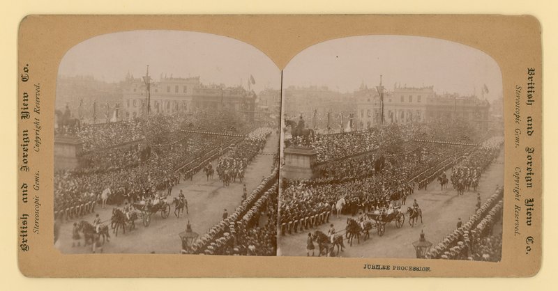 Stereographic print of Queen Victoria