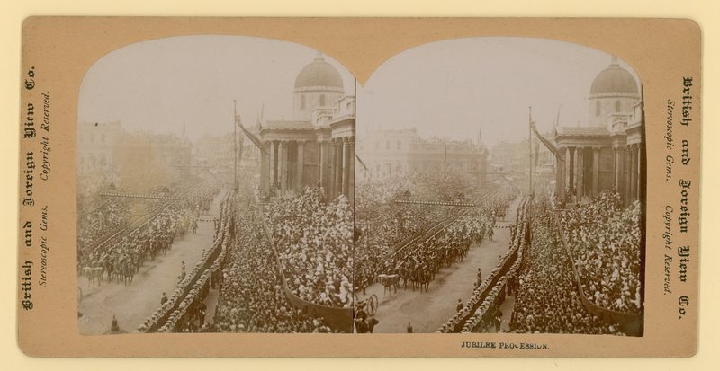 Stereographic print of Queen Victoria