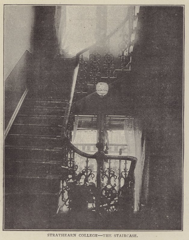 Strathearn College, the Staircase by English Photographer