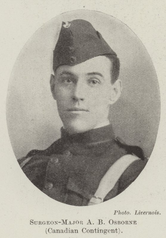 Surgeon-Major A B Osborne, Canadian Contingent by English Photographer